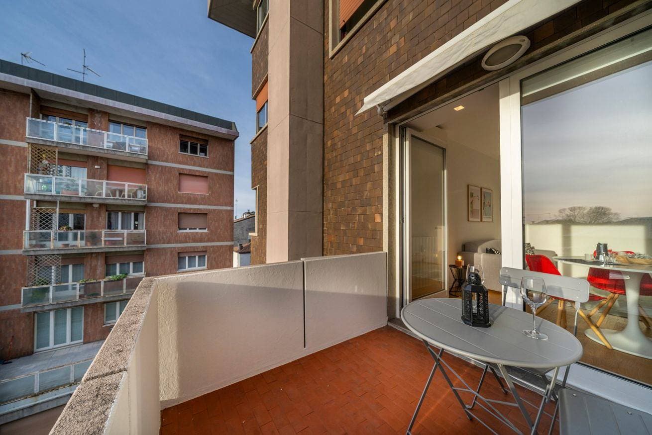 Foto 12 von 23: Ferienwohnung für 2 Personen mit Balkon/Terrasse