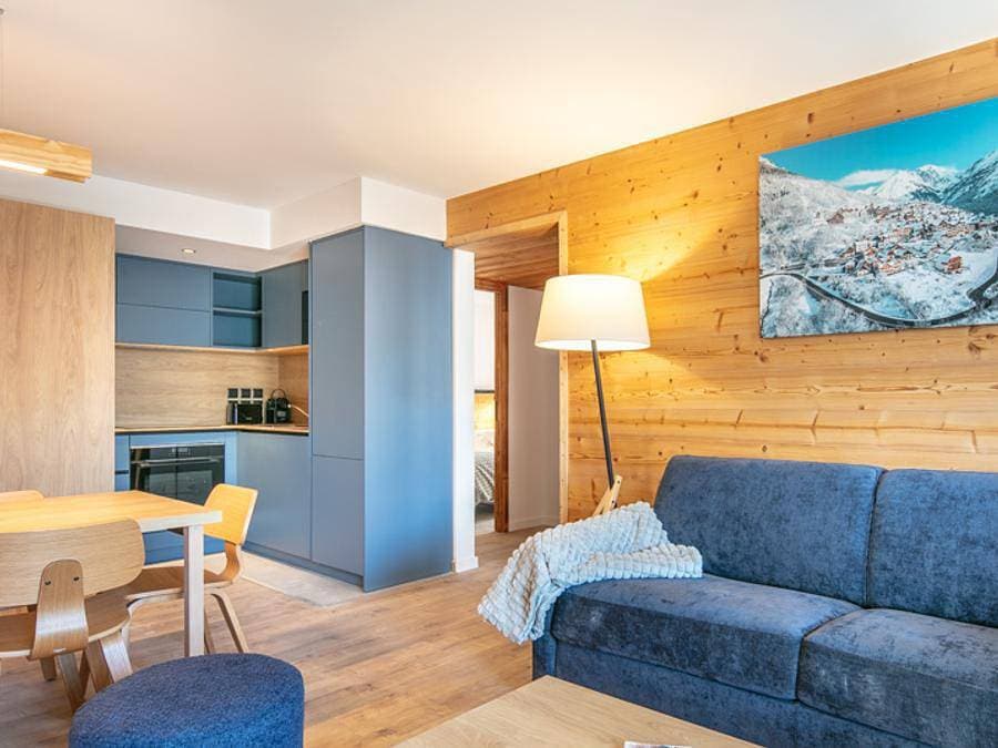 Foto 11 von 12: Les Hauts de Vaujany - Vacancéole - Studio 2 personen - Studio 2 Personen