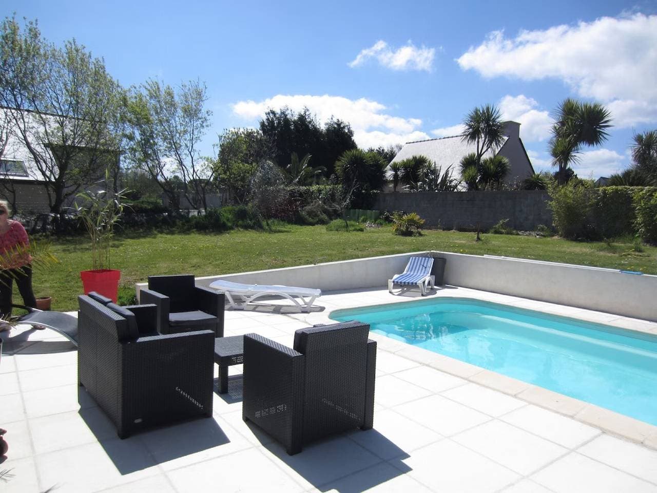 Foto 12 von 13: Villa 'Bord de Mer Piscine' mit privatem Pool, privater Terrasse und WLAN