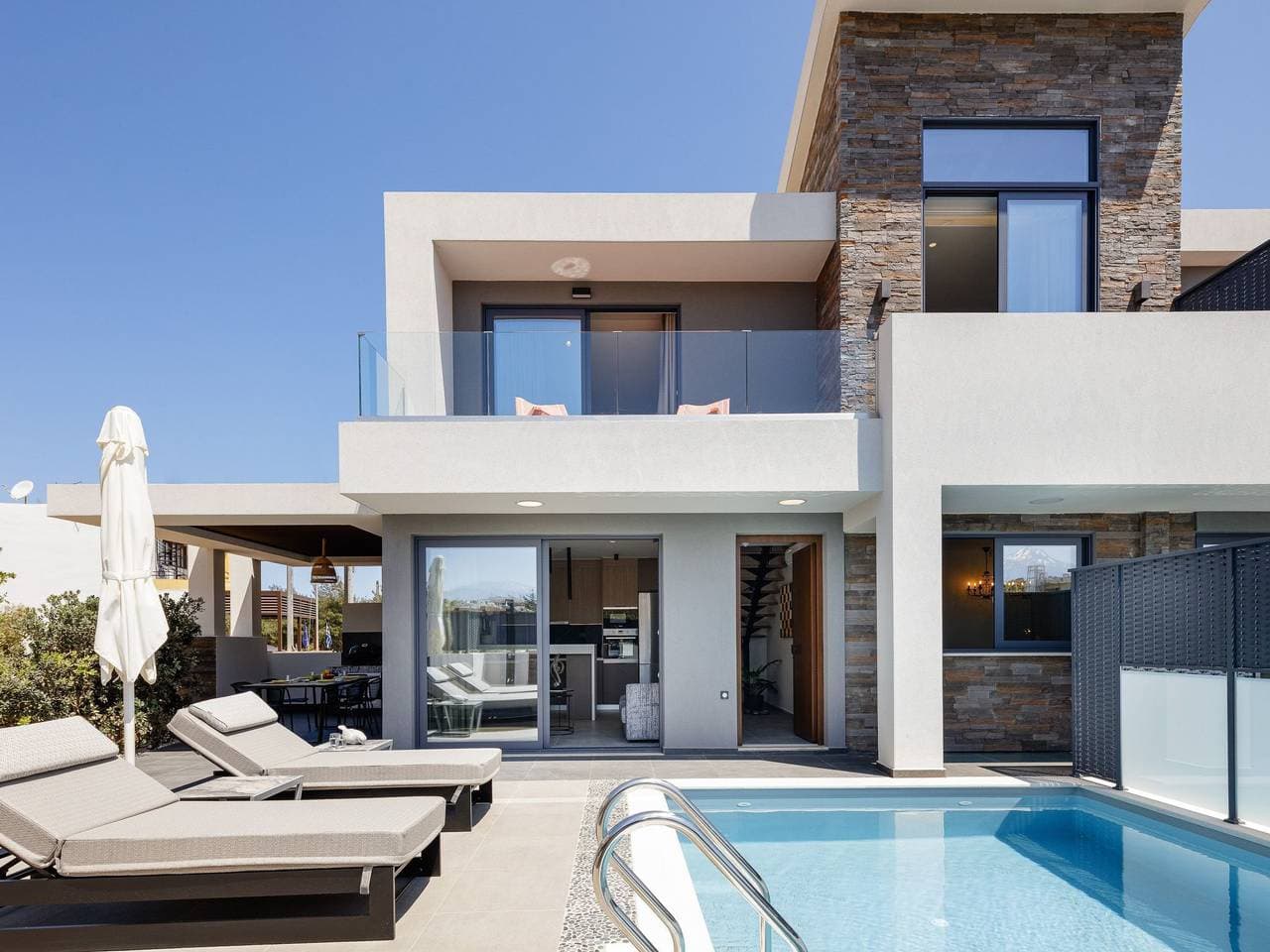 VillAgioi I - Privater Pool und 450m zum Sandstrand 1