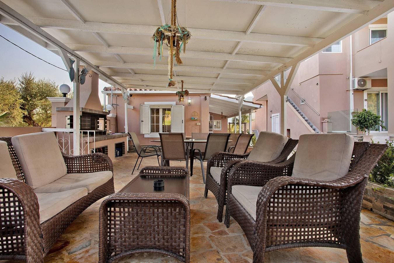 Foto 5 von 13: Studio-Apartment 'Villa Dionysia 11' mit Gemeinschaftspool, WLAN und Klimaanlage