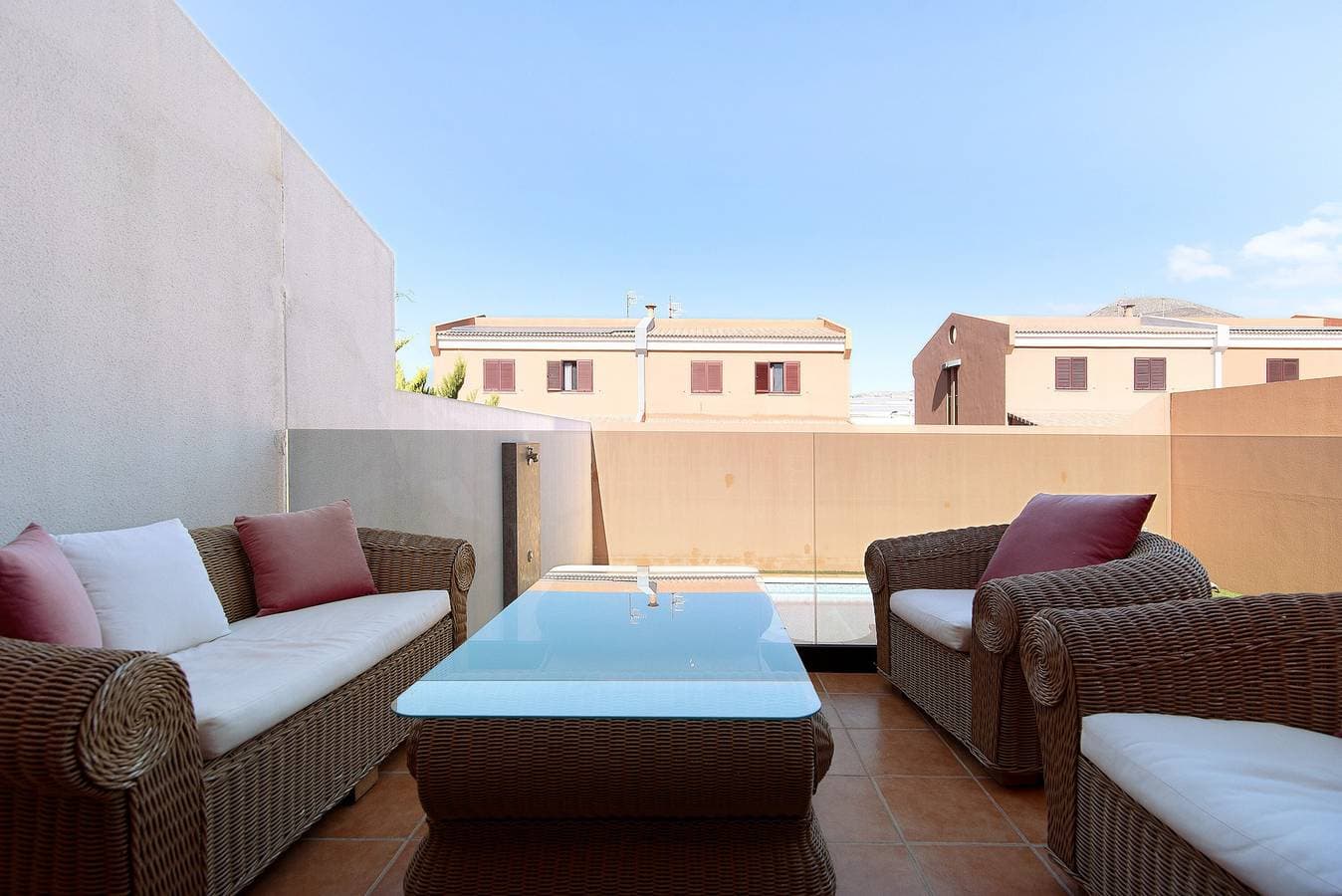 Foto 10 von 38: Ferienhaus 'Chalet Vacacional El Agujero' mit Meerblick, privatem Pool und WLAN