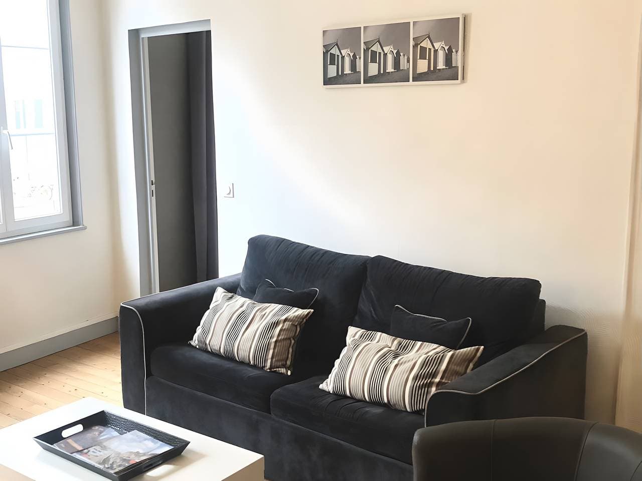 Foto 5 von 17: L'orchidée – Zentrale Wohnung in Honfleur nahe Vieux Bassin & Côte de Grâce