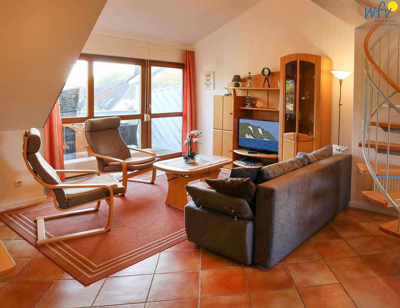 Foto 9 von 41: Gemütliche Ferienwohnung im Ferienpark Seedorf mit Balkon und WLAN