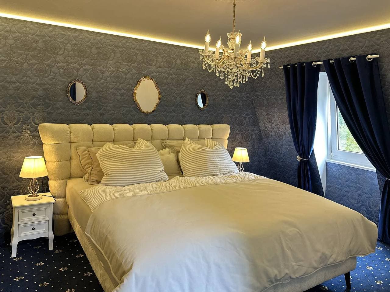 Foto 5 von 25: Ferienwohnung Nachtigall im Schlössle Seeburg – stilvoll wohnen in der Schwäbischen Alb