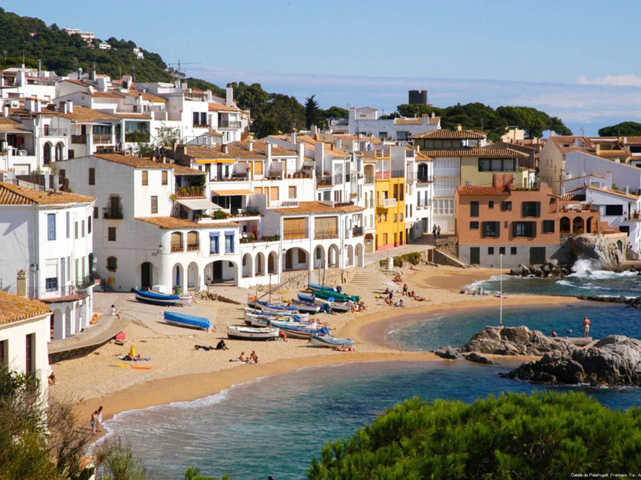 Foto 12 von 22: Apartament modern a Calella de Palafrugell, a 50m de la platja, amb A/C, calefacció i WiFi