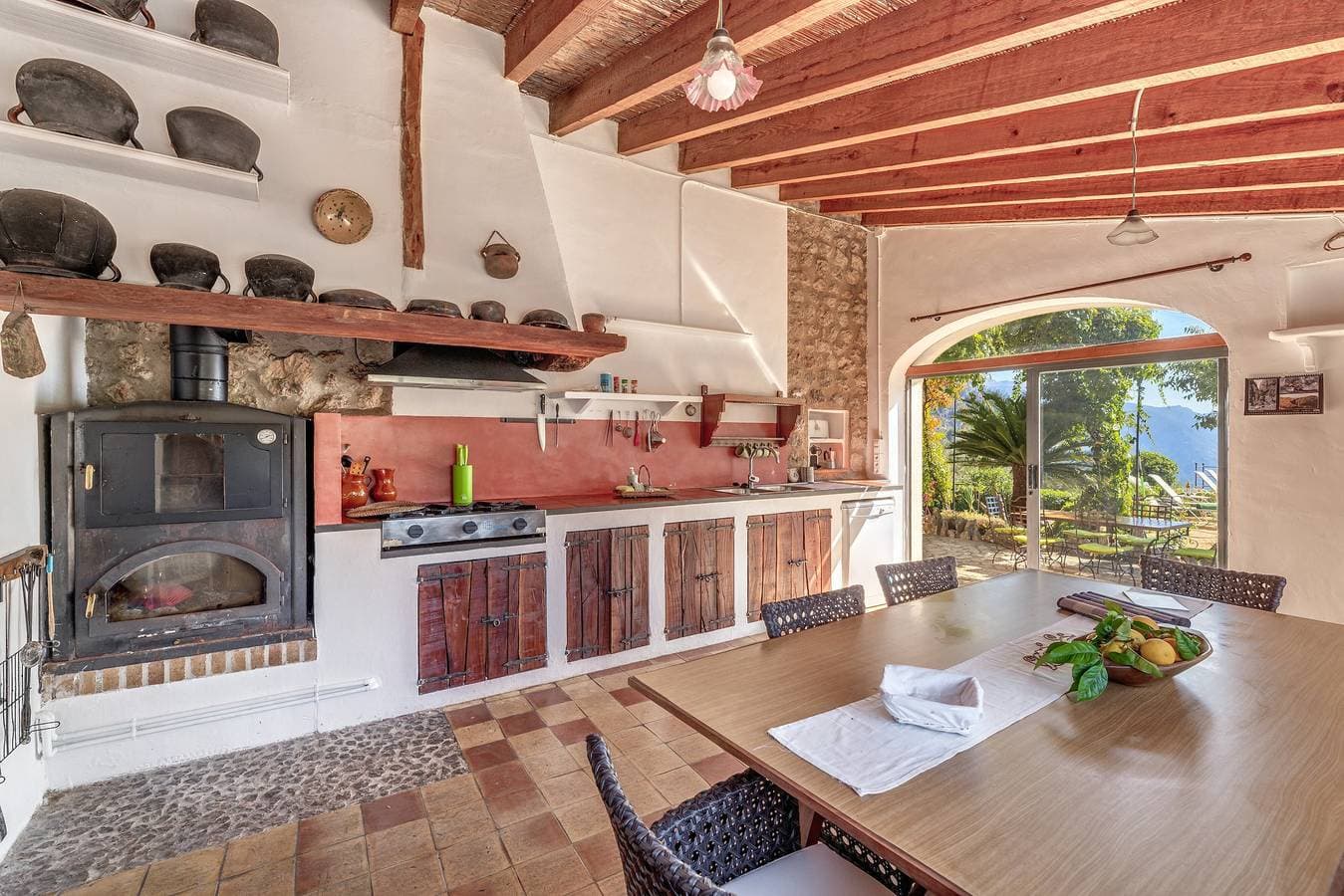 Foto 8 von 31: Finca 'Sa Cabana Vella Fornalutx' mit Bergblick, Pool und Wi-Fi