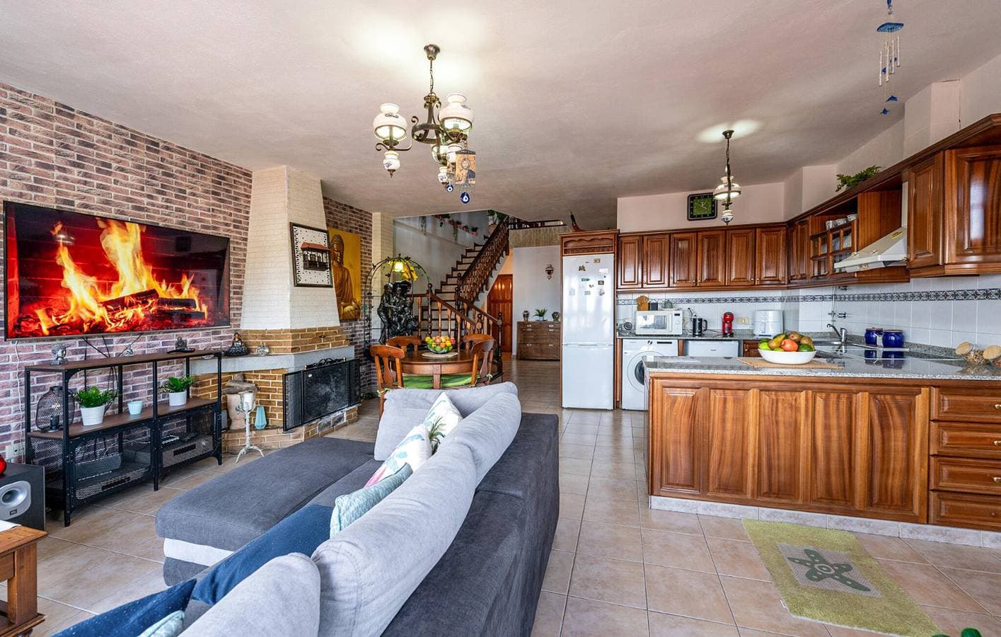 Foto 6 von 23: Gemütliche Wohnung mit Terrasse und Parkplatz in Valsequillo – WLAN, Waschmaschine