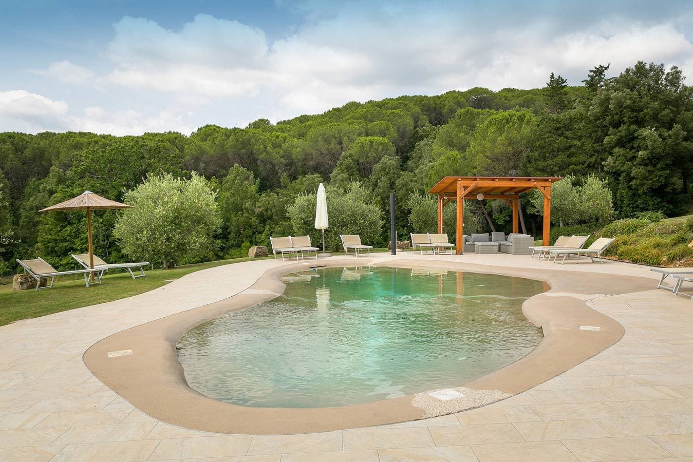 Foto 12 von 45: Villa Podere Cafaggio mit privatem Pool, privater Terrasse und Klimaanlage