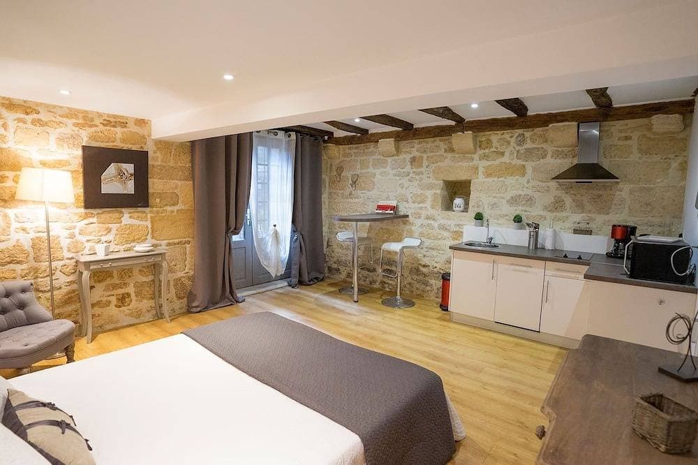 Foto 4 von 10: Studio-Standard-Eigenes Badezimmer-La petite Salamandre