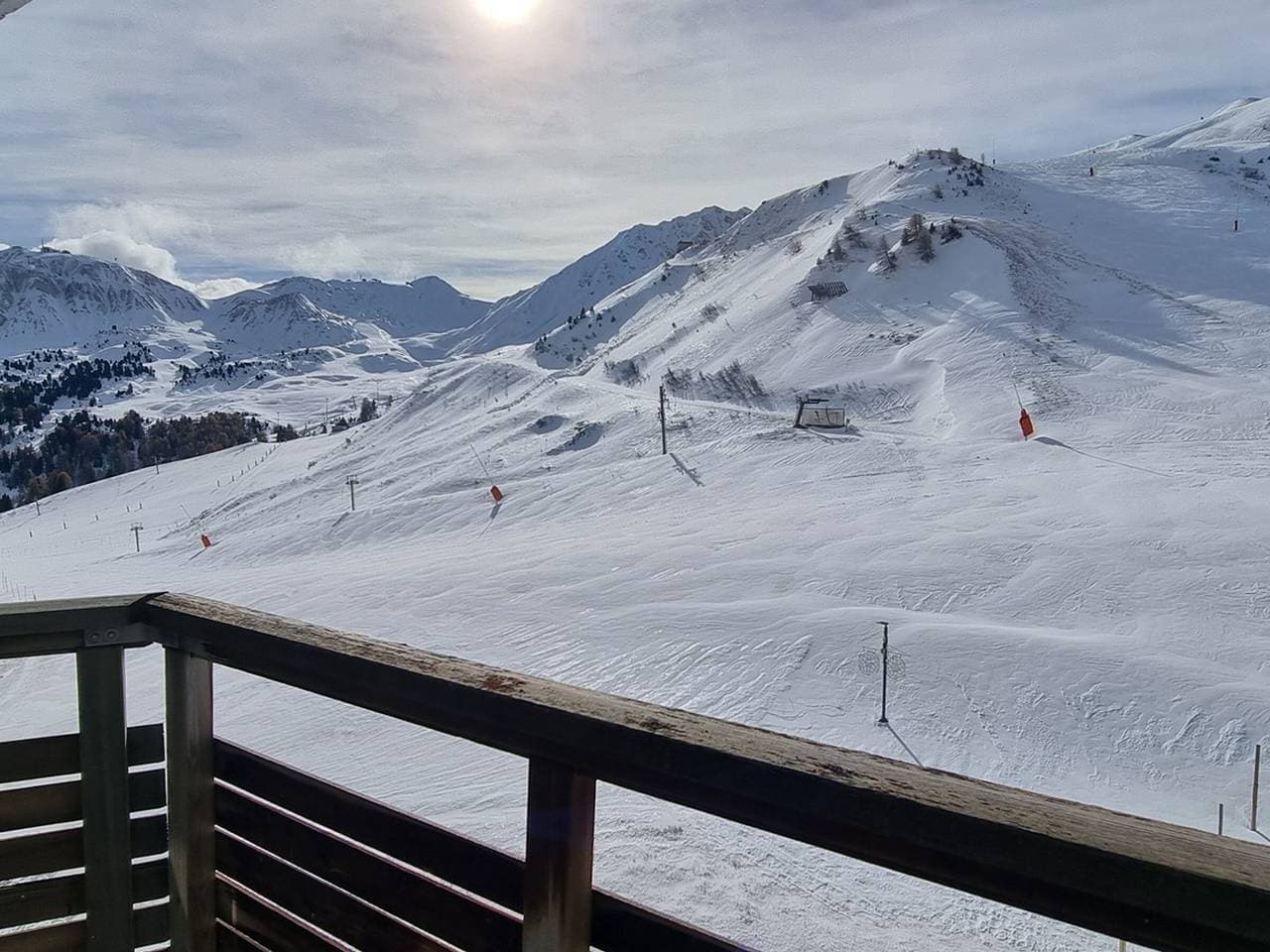 Foto 13 von 19: Bequemes Studio, auf der Piste, Südbalkon