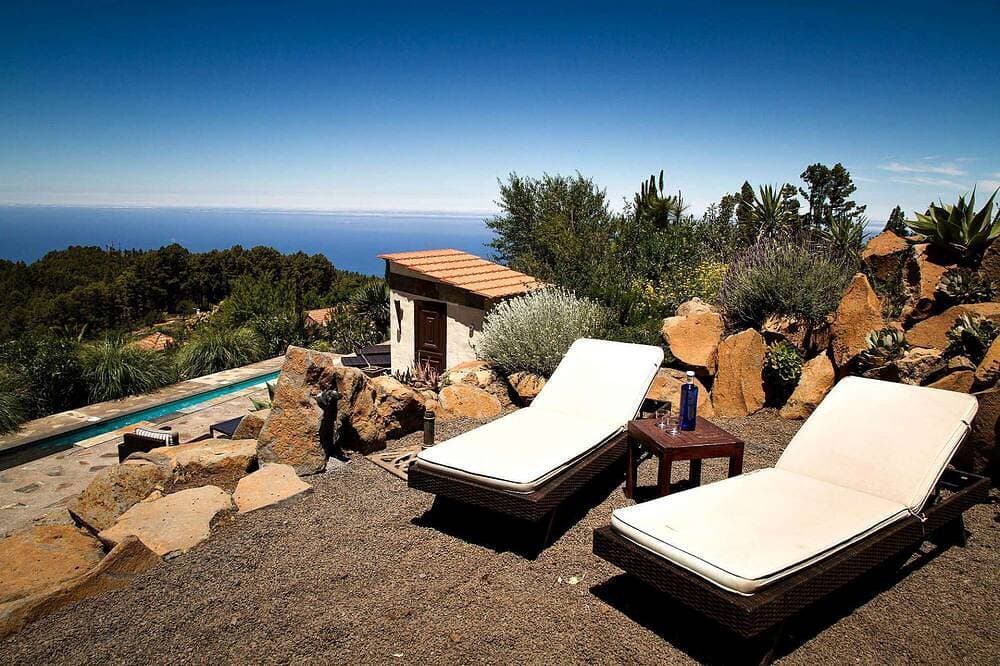 Foto 9 von 30: Ferienhaus El Sitio mit Pool- Alleinlage über den Wolken, Meerblick, Sauna,Kamin