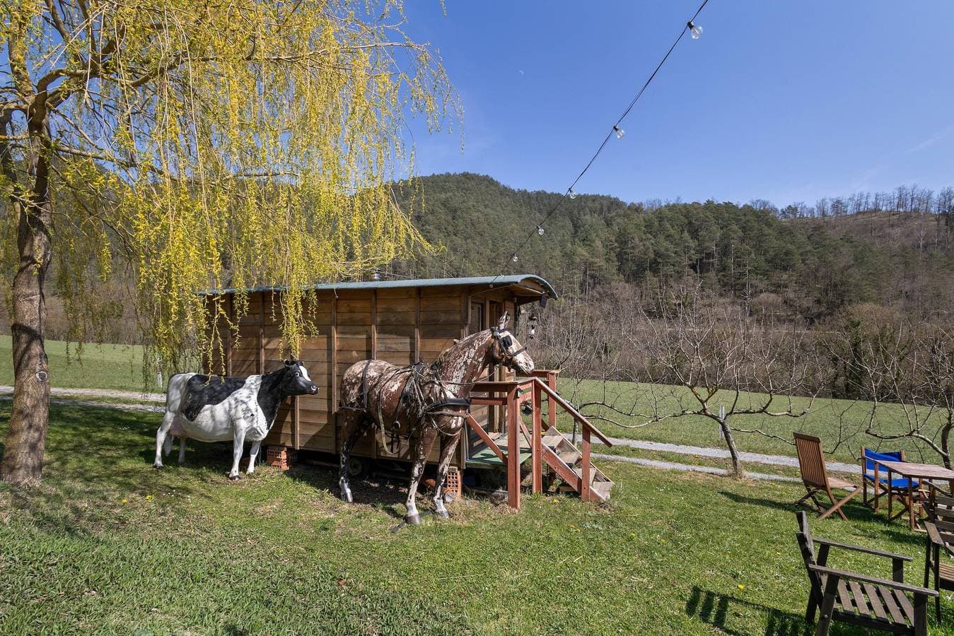 Foto 3 von 38: Ferienhaus "La Cabana, El Reixac Casa Rural" mit Bergblick, Gemeinschaftspool und WLAN