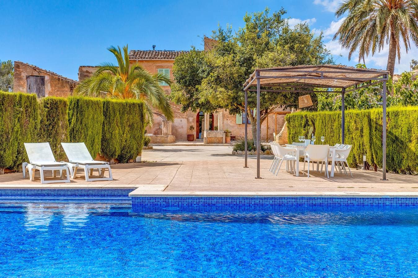 Foto 2 von 28: Wunderschöne Finca mit WLAN, Pool, Terrassen und Klimaanlage; Parkplätze vorhanden