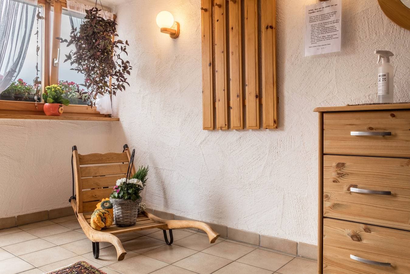 Foto 3 von 26: Idyllische Ferienwohnung im Ferienhof Wetzel mit Gemeinschaftsgarten, Terrasse, ein Haustier erlaubt