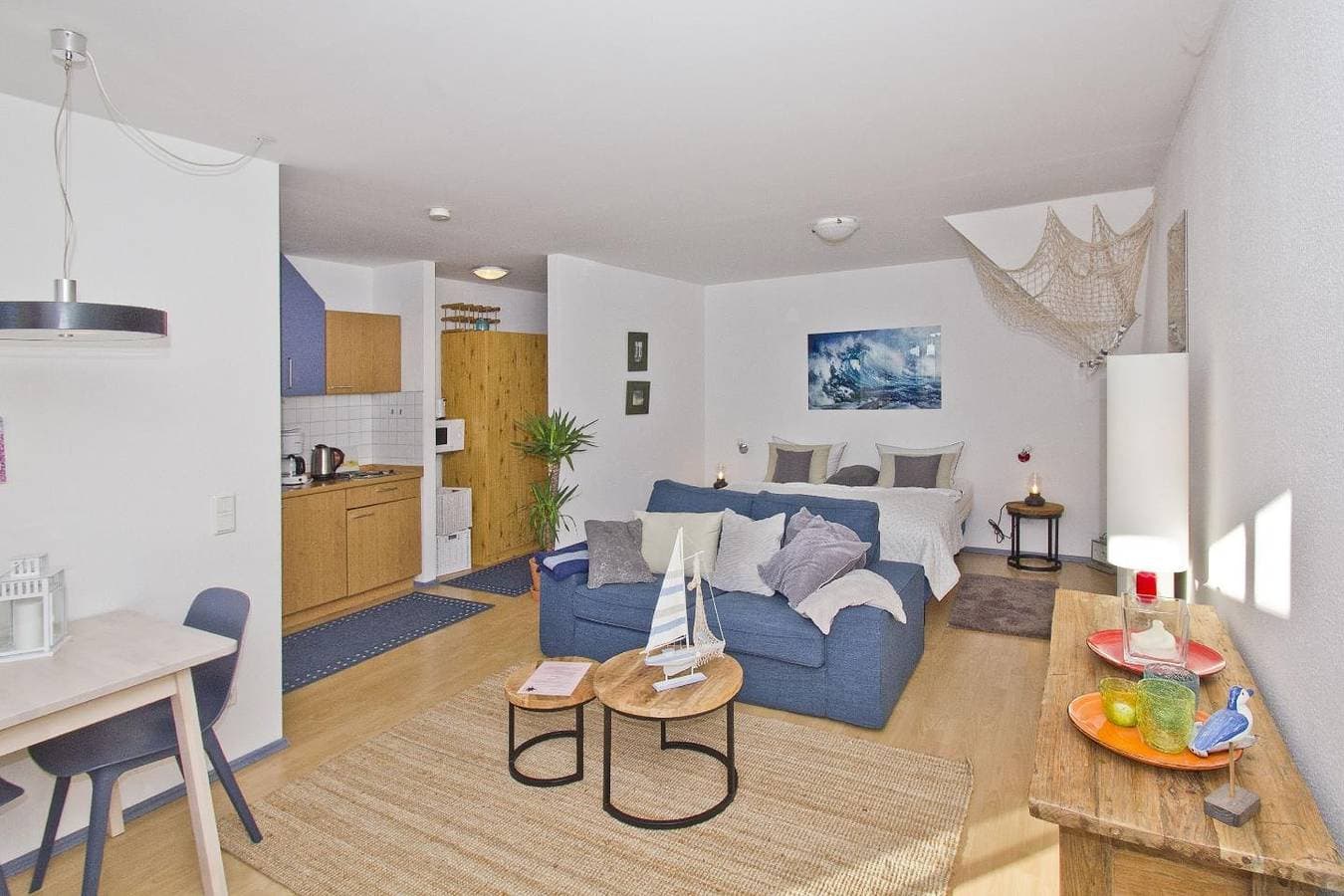 Foto 5 von 20: Ferienwohnung in Wassernähe mit Balkon, Meerblick - Villa Seeschwalbe FeWo 10