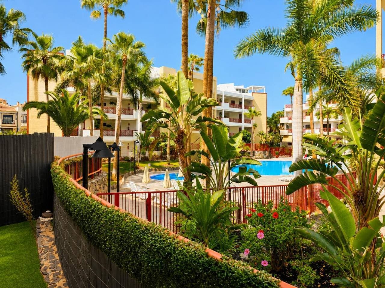 Oase Palm Mar - Charmante Wohnung mit Terrasse und Zugang zu Pools, nahe Strand und Annehmlichkeiten 1