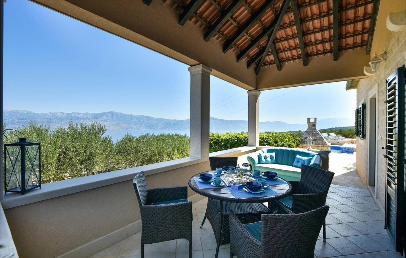 Foto 6 von 40: Gemütliche 75 m² große Ferienwohnung mit Pool, Terrasse und WLAN – 1 km vom Strand entfernt