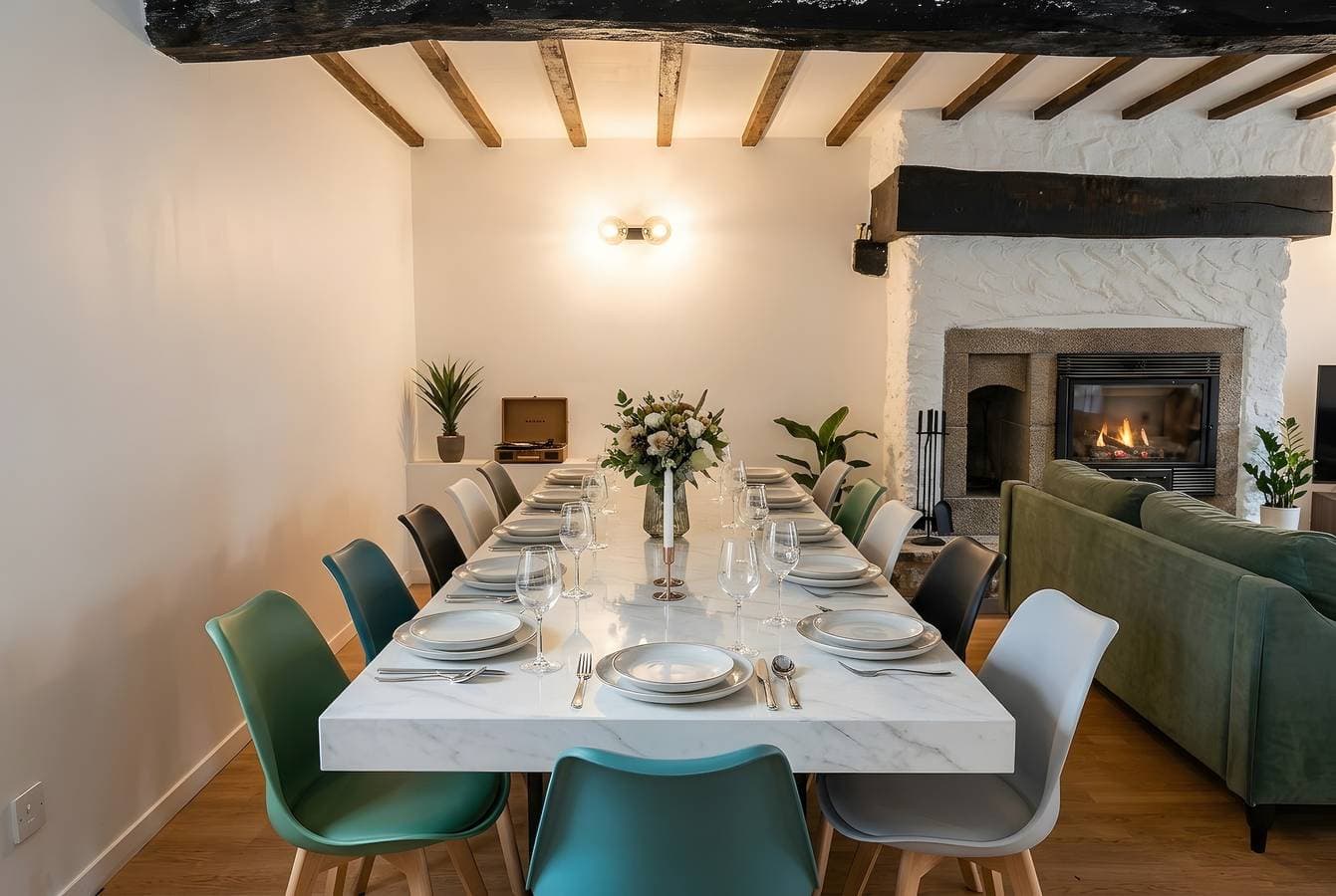 Foto 6 von 19: Ferienhaus 'Lodge De Rully – 1H Mont St Michel' mit privater Terrasse, Garten und WLAN