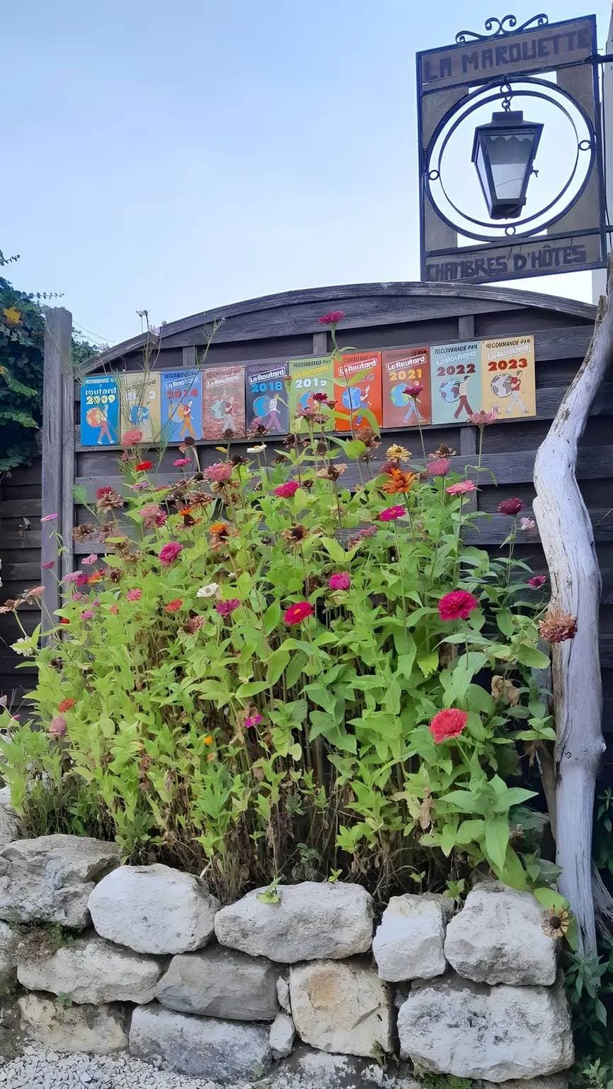 Foto 6 von 35: Bed & Breakfast 'Chambres D'hôtes La Marouette 3' mit Gemeinschaftsterrasse und WLAN
