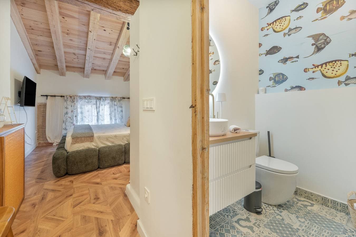 Foto 12 von 31: Ferienhaus 'Ca La Mala' mit Gemeinschaftsterrasse, Balkon und WLAN