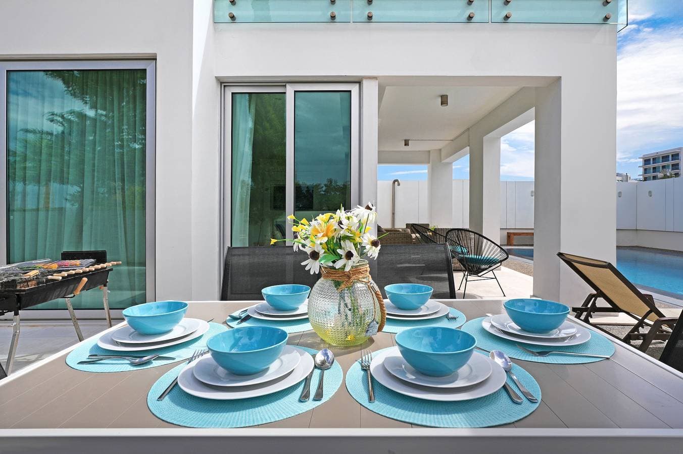 Foto 7 von 38: Villa für 5 Personen mit Balkon