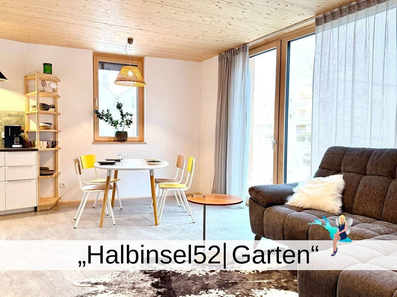 Ferienwohnung Halbinsel52 I Garten – Ihre Wohlfühloase in Wasserburg am Bodensee 1