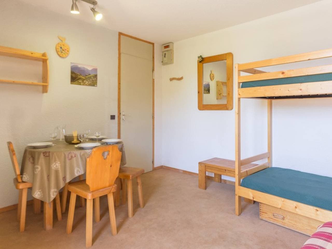 Foto 3 von 10: Gemütliches zentrales Studio, Balkon, nahe Pisten