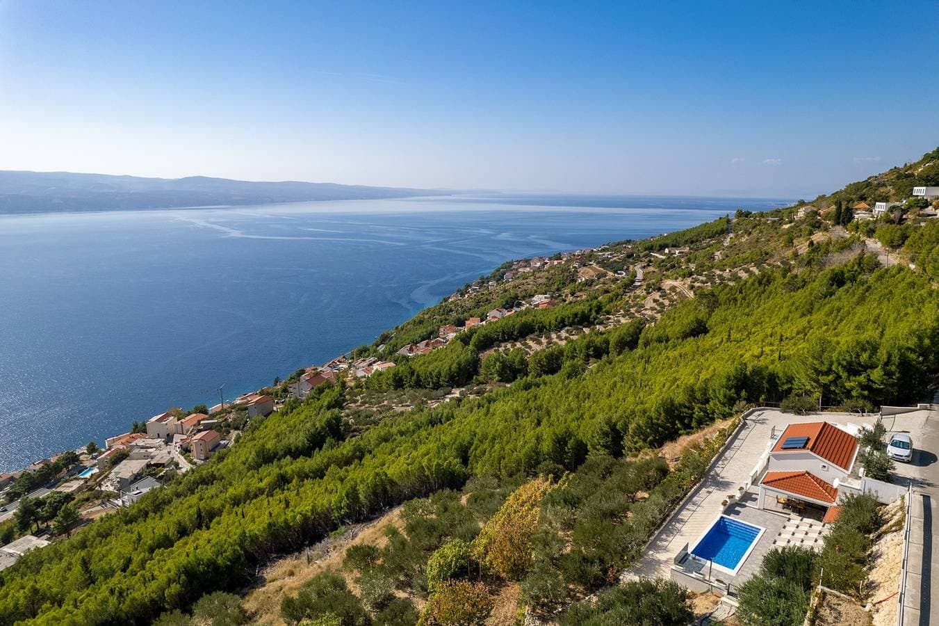 Foto 8 von 50: Villa Dream mit privatem Pool, 2 Schlafzimmer mit en-suite Badezimmern, Meerblick