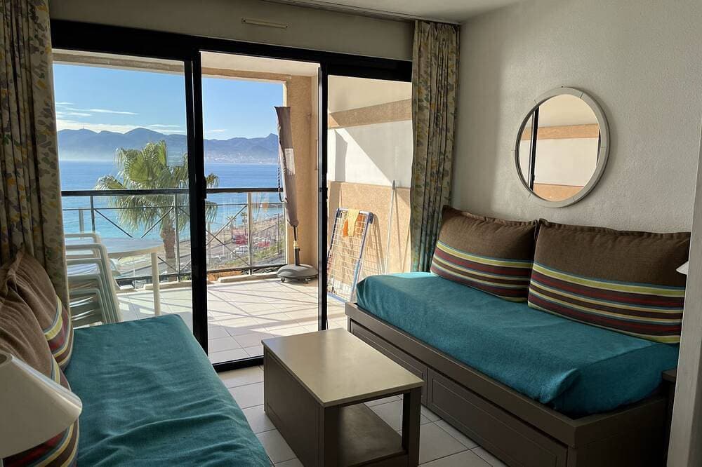 Foto 4 von 27: Ferienwohnung 504 mit Balkon und Meerblick, direkt am Strand