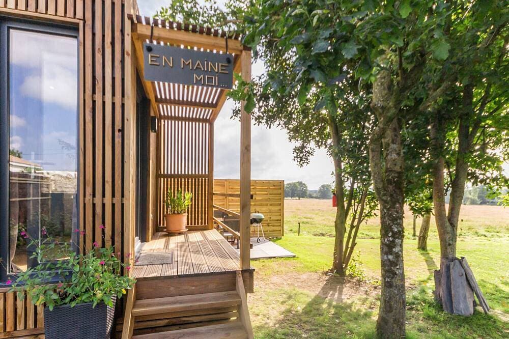 Foto 12 von 15: Charmante cabane calme avec piscine privative chauffée, à deux pas de Clisson et Nantes