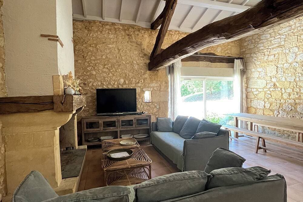 Foto 13 von 27: Charming house with private pool. ideal for groups in Dordogne-Périgord
