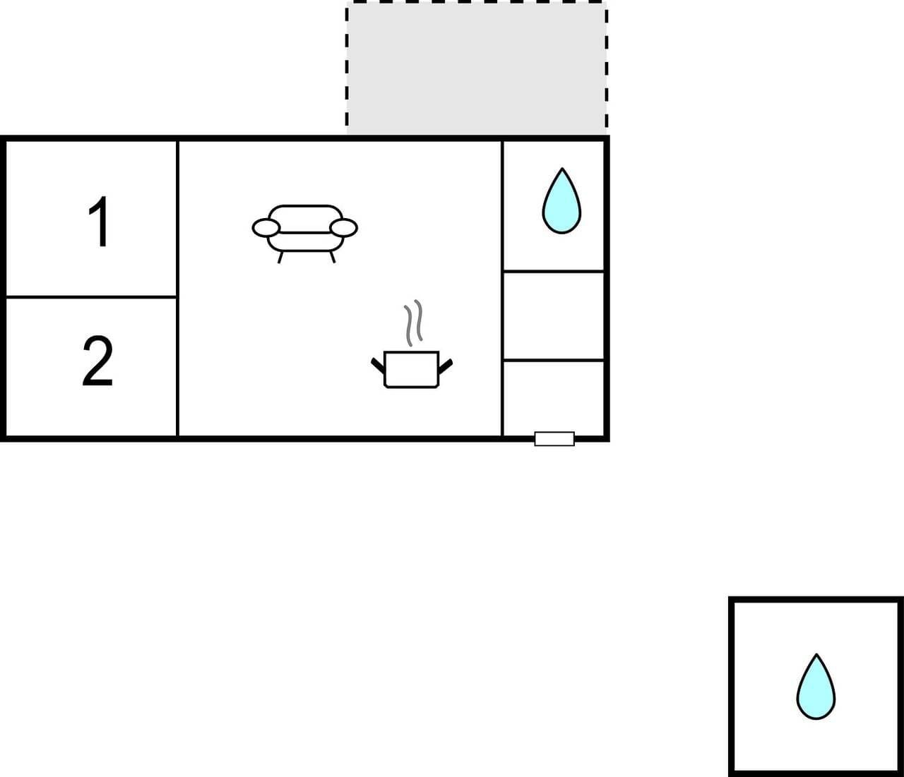 Foto 11 von 11: Ferienhaus für 6 Personen mit Garten