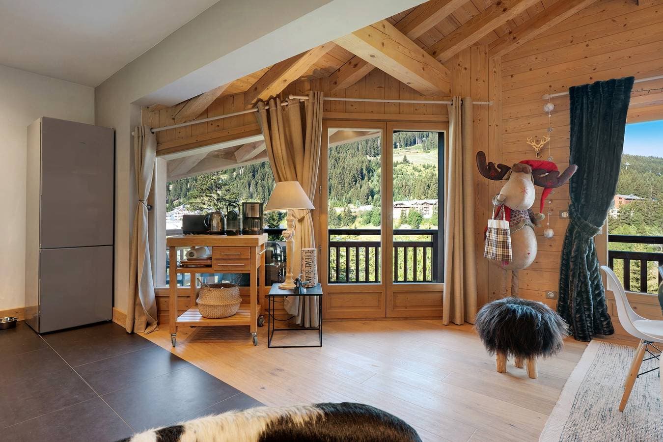 Foto 10 von 40: Les Craterelles 3 – Luxuriöses Apartment nahe Courchevel 1650 mit Talblick