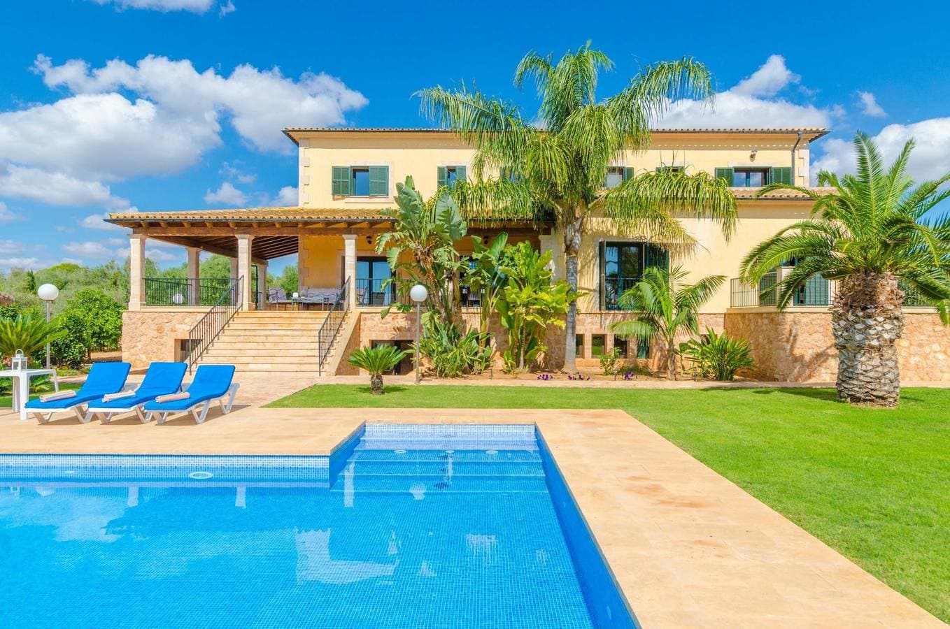 Foto 2 von 58: Can Bou – Villa mit Privatpool am Stadtrand von Ses Salines und nur 4 km vom Strand entfernt. WiFi gratis.