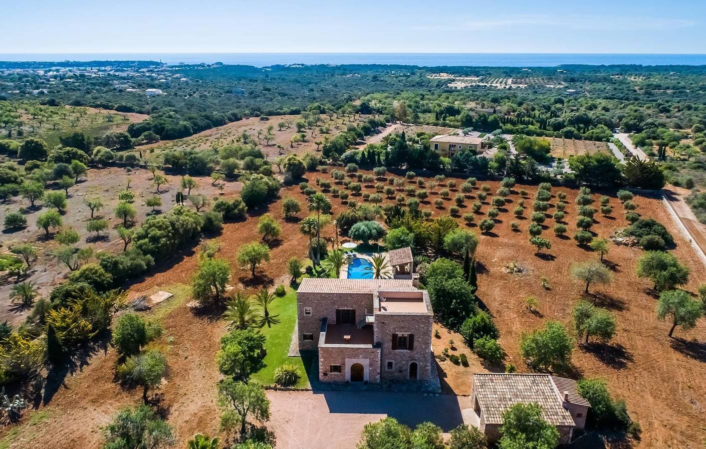 Apartment mit Meerblick, Pool und Terrasse, 2,5 km zum Strand Cala Marçal 1