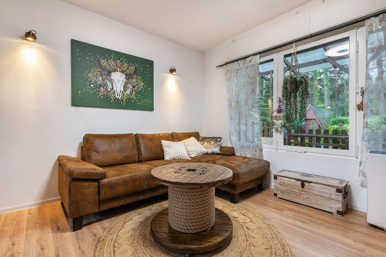 Foto 5 von 21: Waldgeflüster mit Terrasse, privatem Garten und Klimaanlage