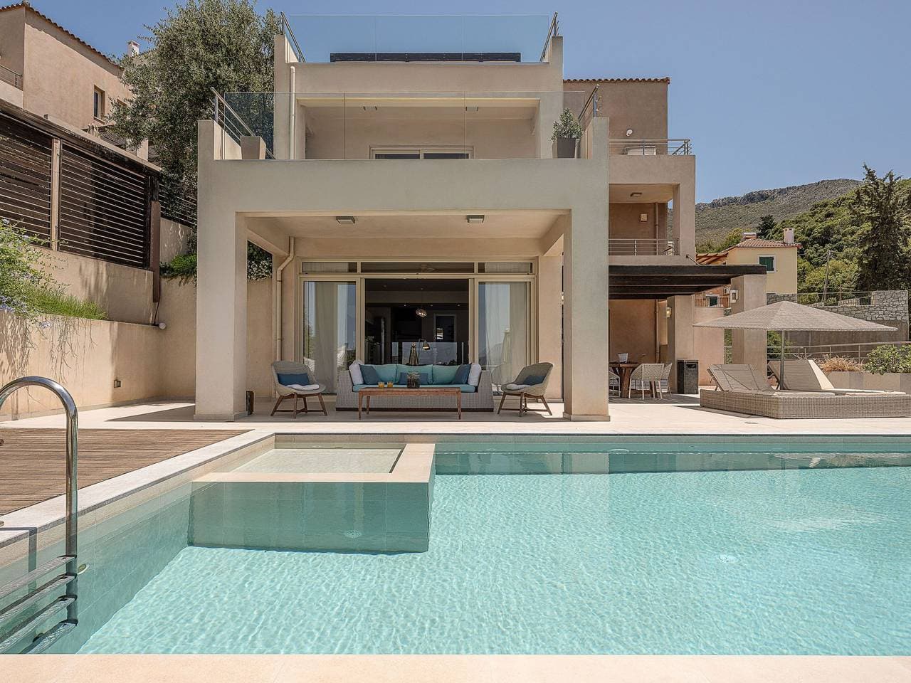 Foto 7 von 37: Adeste Seaview Villa III-Pool, Whirlpool, 900m zum Meer