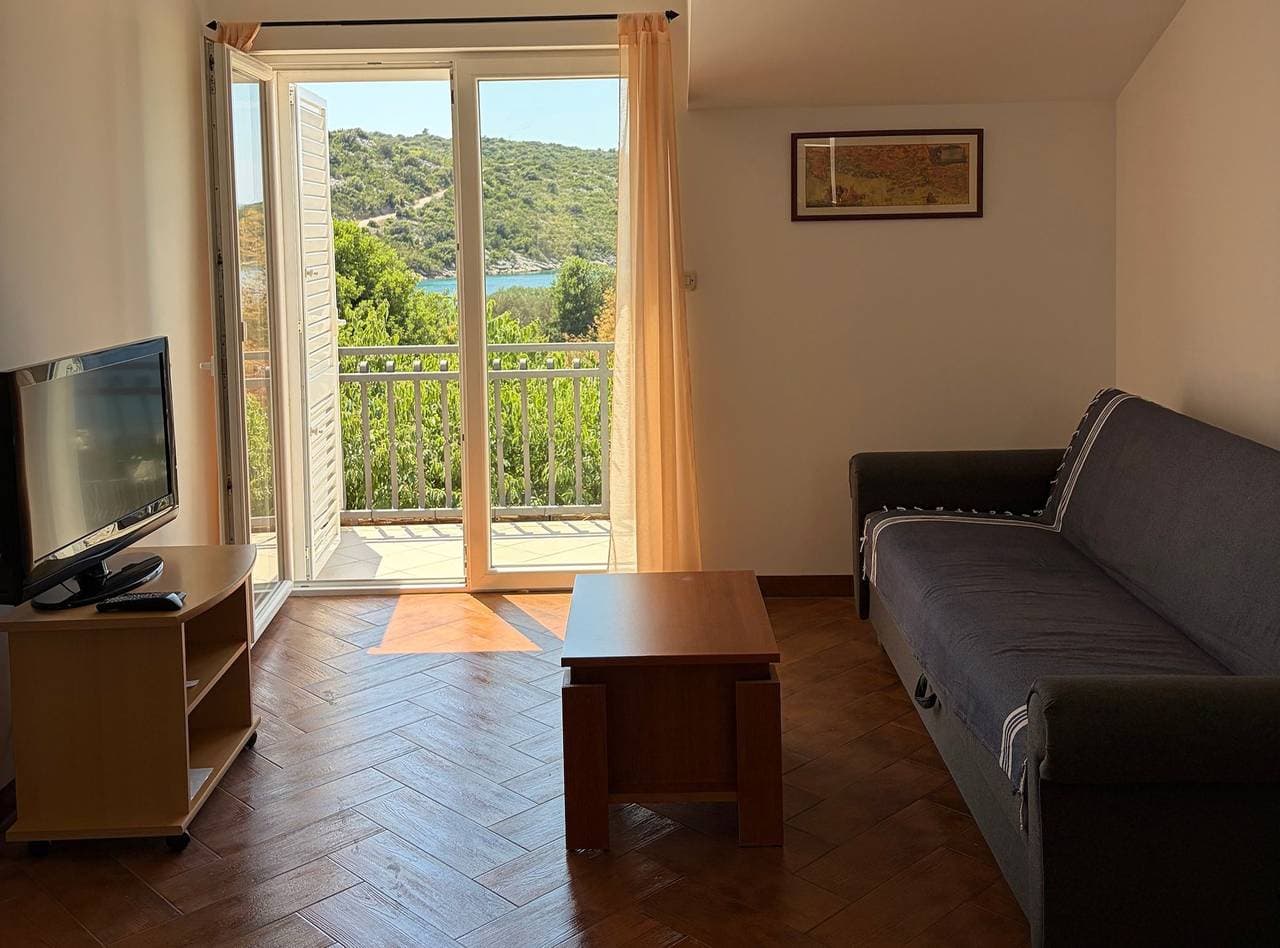 Foto 3 von 13: Ferienwohnung für 4 Personen mit Meerblick