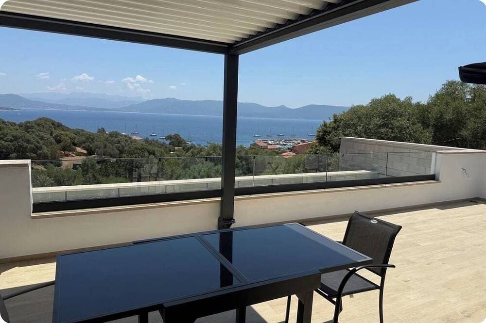 Top of house with view of Valinco bay 1