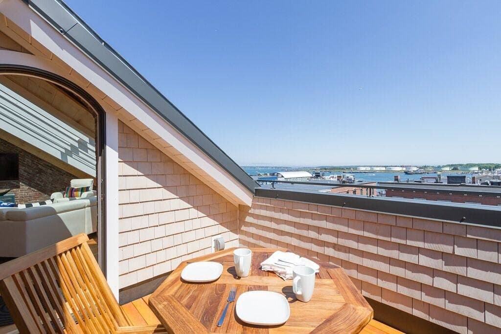 Foto 3 von 22: Penthouse-Suite „Percival“: Atemberaubende Aussicht, Kuppel, Restaurants zu Fuß erreichbar