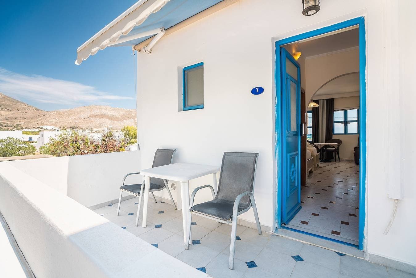 Foto 3 von 31: Ferienhaus 'Livadia Beach Tilos Apartment ' mit Meerblick, WLAN und Klimaanlage