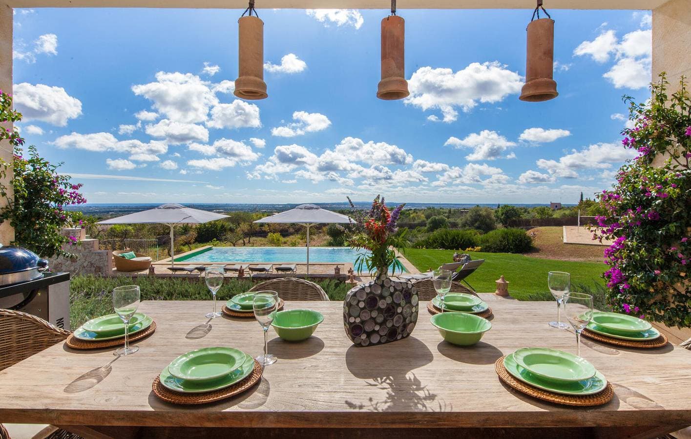 Foto 7 von 51: Meerblick-Wohnung mit Pool, Terrasse & AC in der Nähe von S'Alqueria Blanca