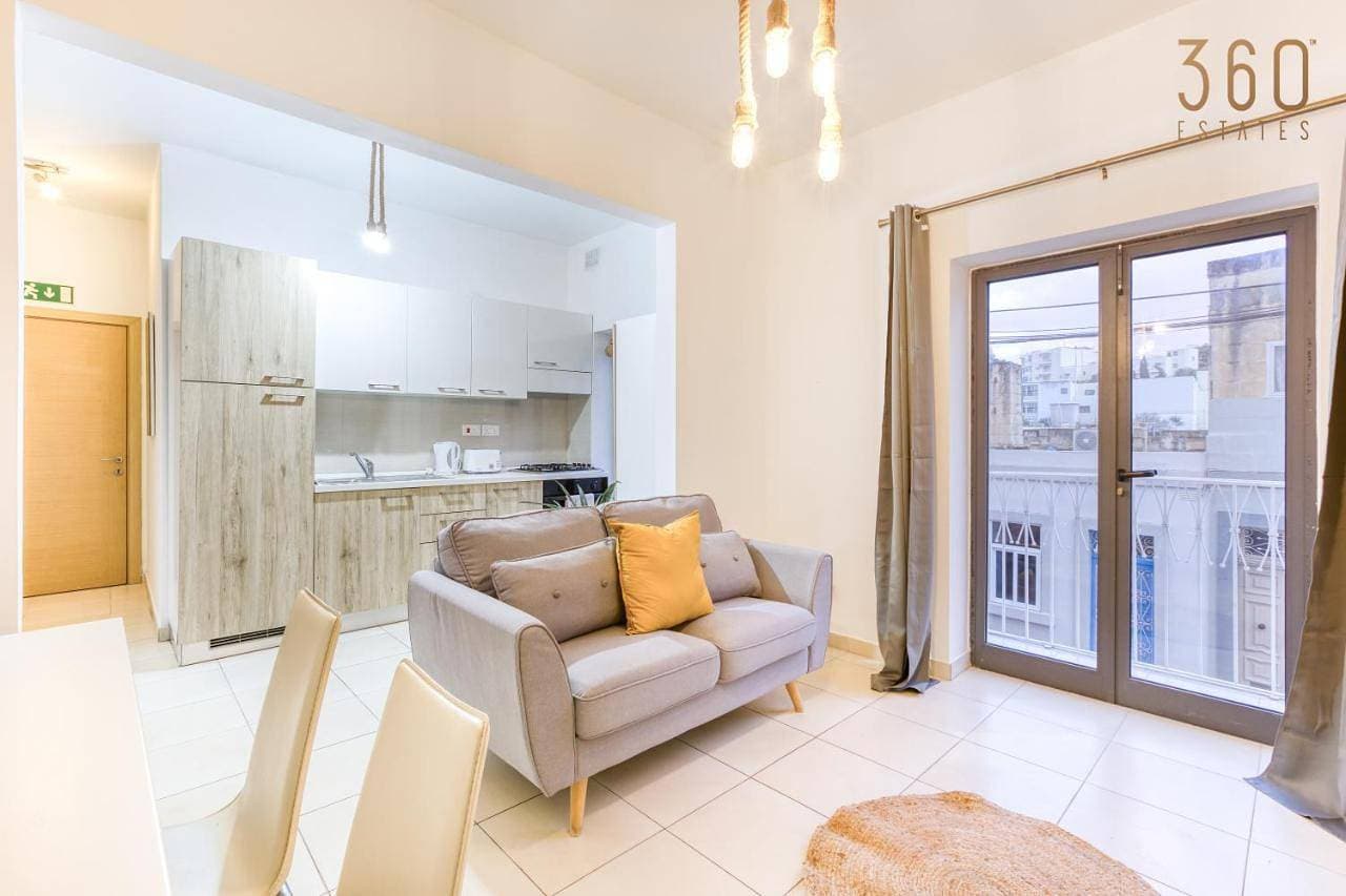 Modern 1BR home with Private Balcony in St Julians by 360 Estates 1