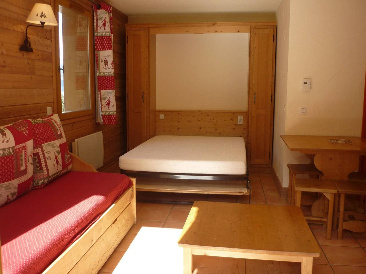 Foto 8 von 10: Großes Bergstudio für 4 Personen mit Balkon in Pra Loup