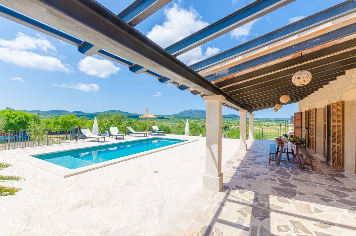 Foto 7 von 41: Son Roca - Ferienhaus mit privaten Pool in Montuïri. WiFi gratis