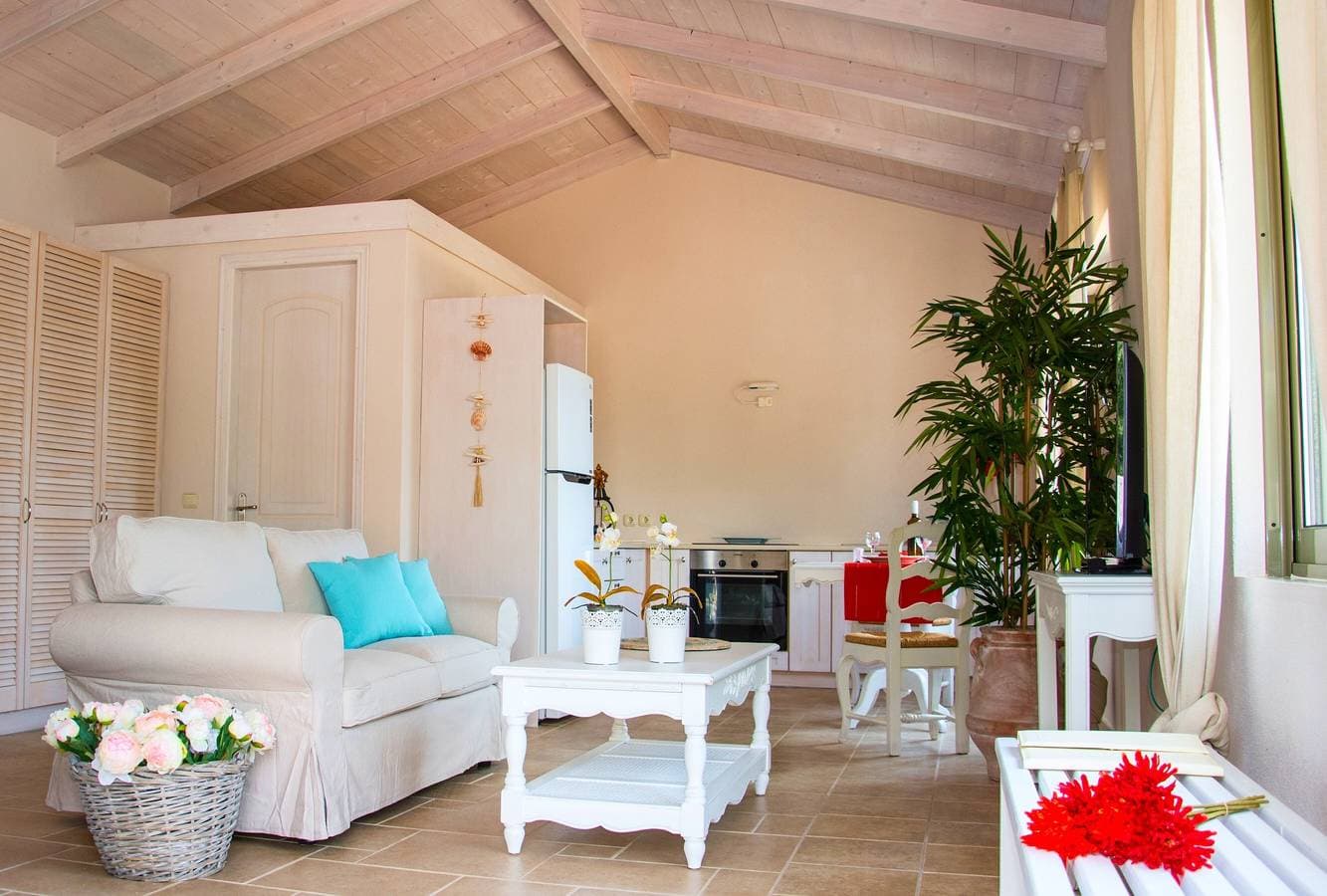 Foto 11 von 18: Villa 'Kochilaki Ideales Resort' mit Meerblick, WLAN und Klimaanlage