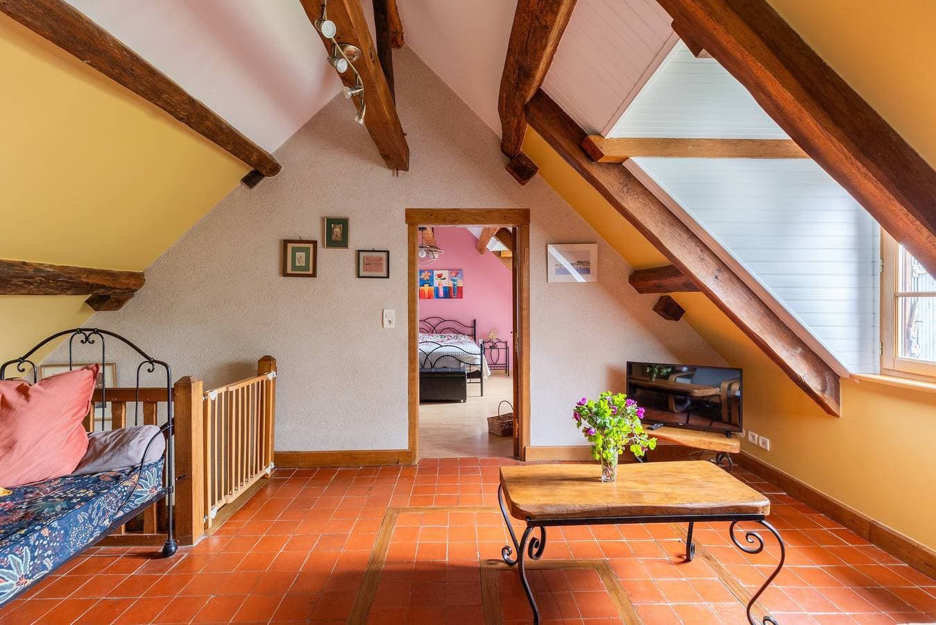 Foto 10 von 24: Ferienhaus 'Gîte Des Aulneaux' mit Privater Terrasse, Privatem Garten und WLAN