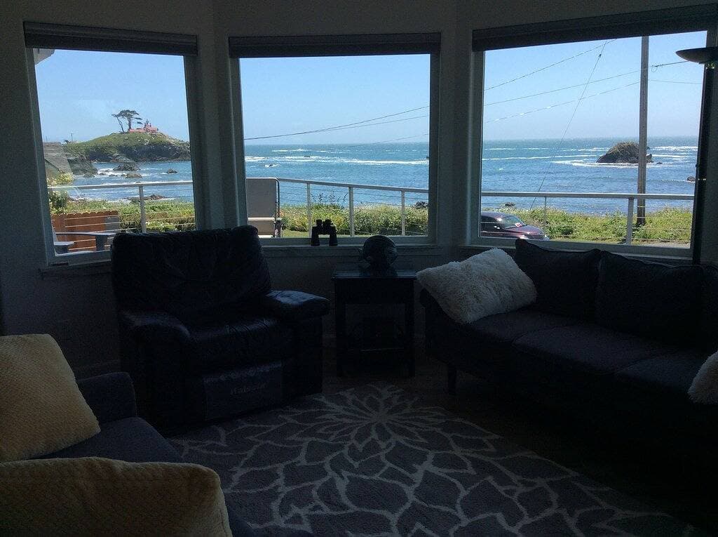 Foto 12 von 27: Ferienhaus am Meer Fantastische Aussicht auf den Ozean und den Leuchtturm Battery Point