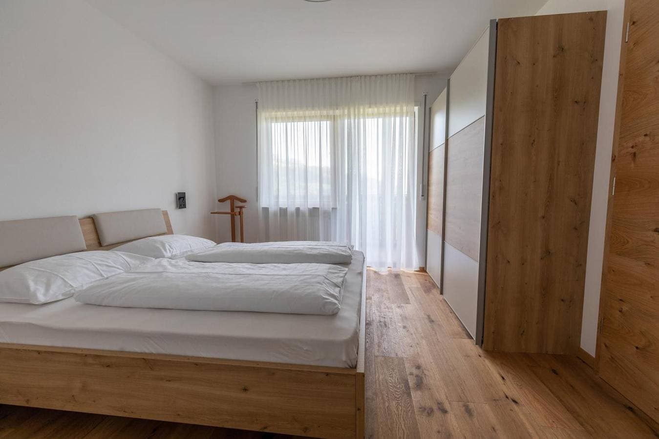 Foto 13 von 16: Apartment Innermoarhof Ifinger mit Bergblick, Gemeinschaftsgarten und WLAN